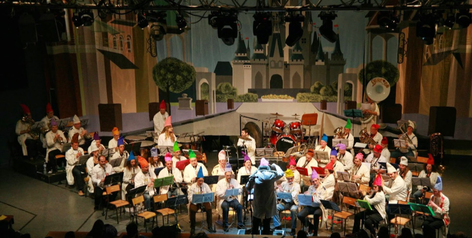 L'orchestre AFREUBO lors d'un de ses célèbres Concerts-spectacles thématiques