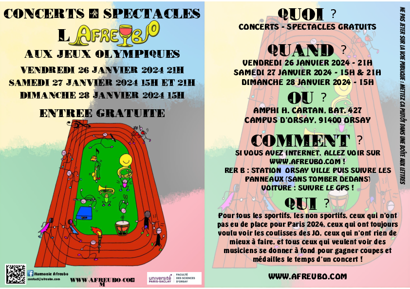 Grands Concerts 2024 : l'Afreubo aux Jeux Olympiques