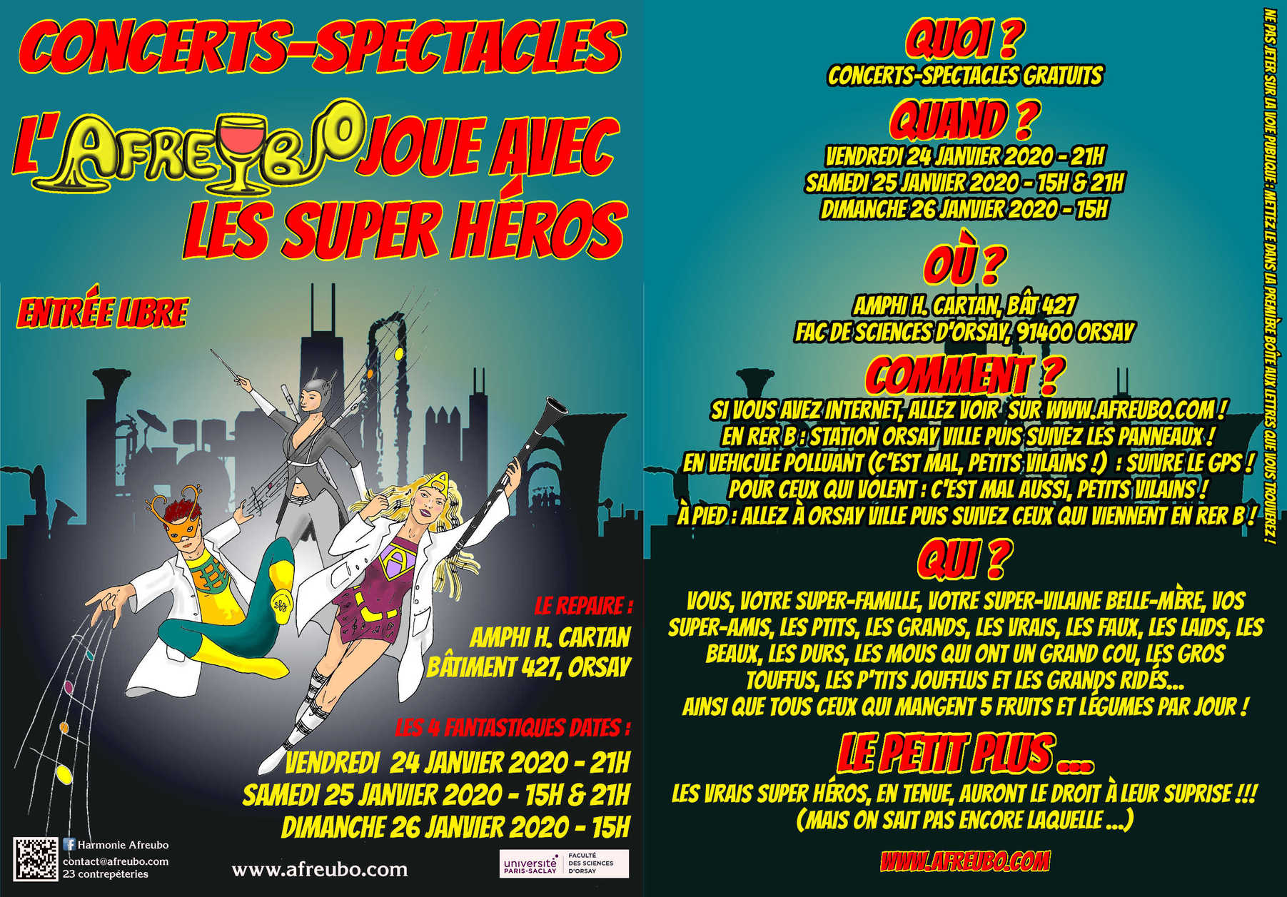 Concerts-Spectacles de l'AFREUBO